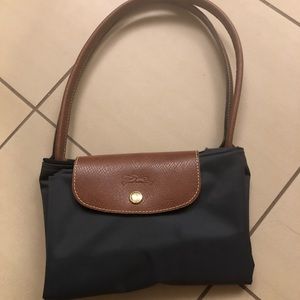Longchamp Gummetal tote
